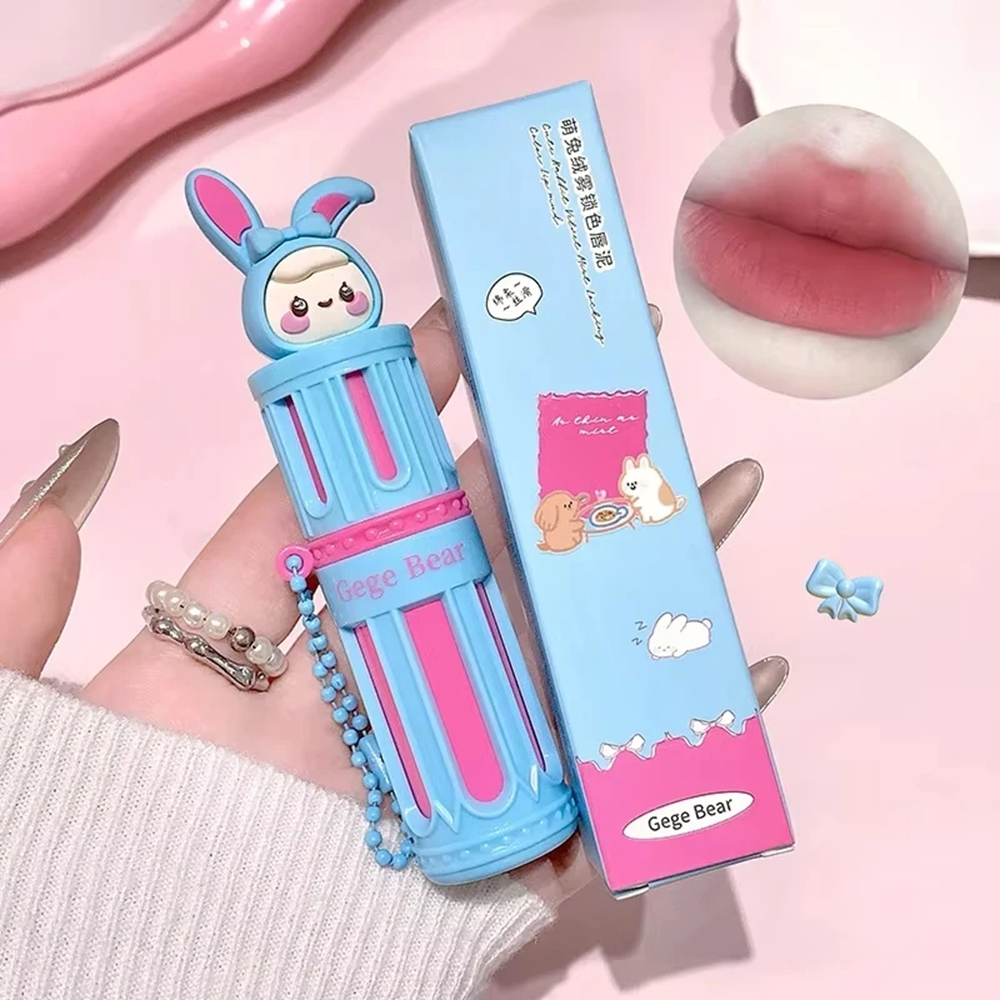 Lip Tint Korean - การ์ตูน เวลเวท มิสท์ ลิป มัด ลองลาสติ้ง