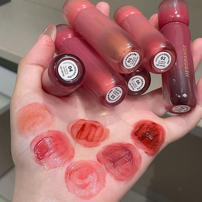 HERORANGE ลิปกลอสเนื้อมิเรอร์ว - Lip Tint Korean บทวิจารณ์และราคา