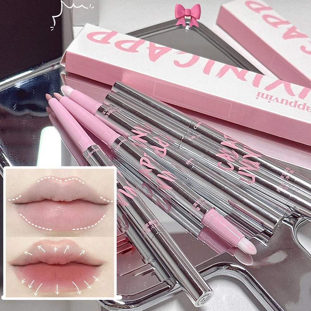 ลิปไลเนอร์สีนู้ดพร้อมแปรงทาปาก - Lip Tint Korean บทวิจารณ์และราคา